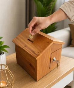 wooden bank